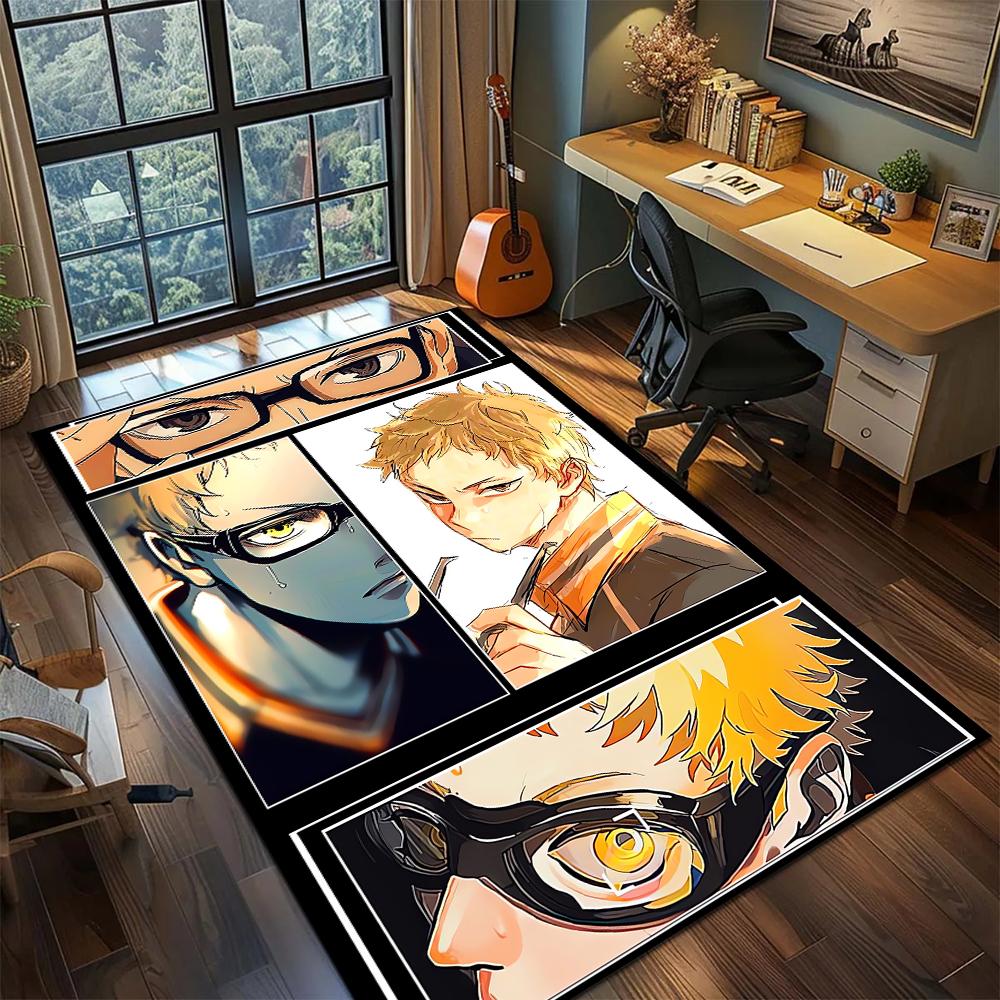 Haikyu!! Miegamojo namų dekoras Kilimas Kilimas Didelio ploto kilimas Neslystantis Plaunamas Spausdinta grindų danga -xia74