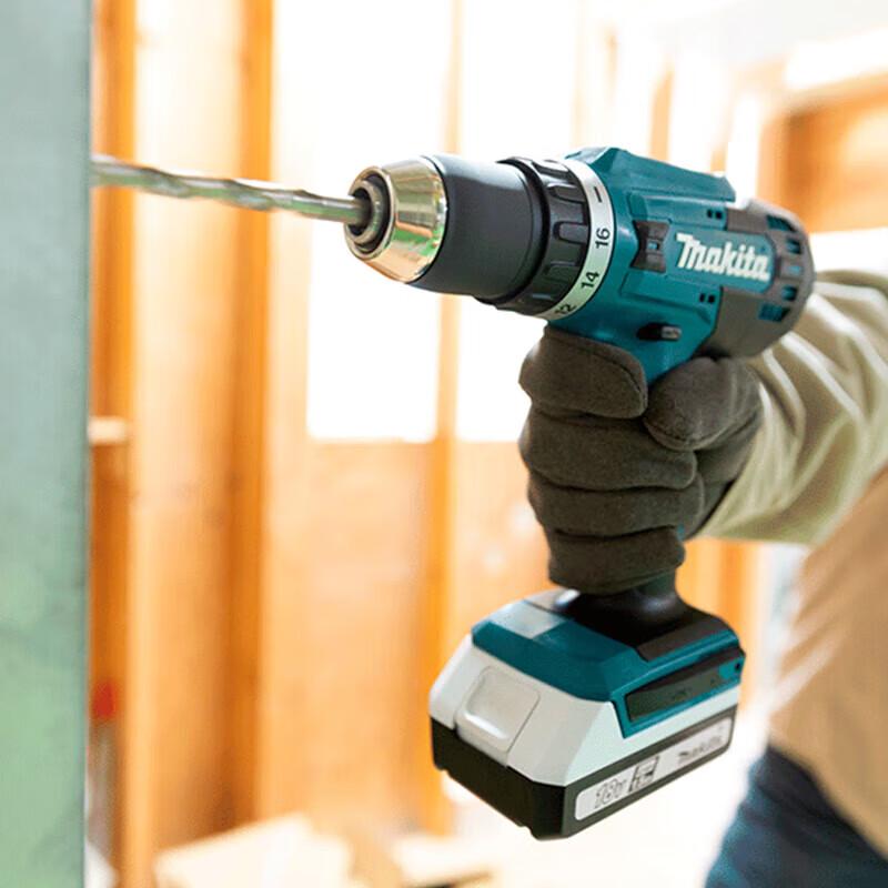 Taladro atornillador inalámbrico Makita DF488D 18V enchufe CN (adaptador incluido)