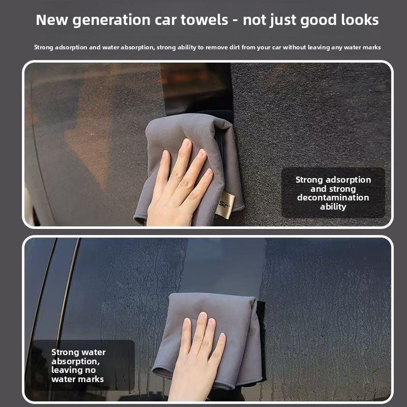 Polyester Car Cleaning Towel With Strong Absorption For Office And Outdoor Use