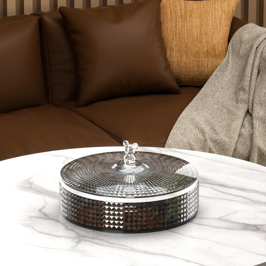 Ins Feng Qingshe Talíř na bonbóny Malý medvídek Obývací pokoj Konferenční stolek Krabička na ořechy Domácí občerstvení Kandované sušené ovoce Úložný box