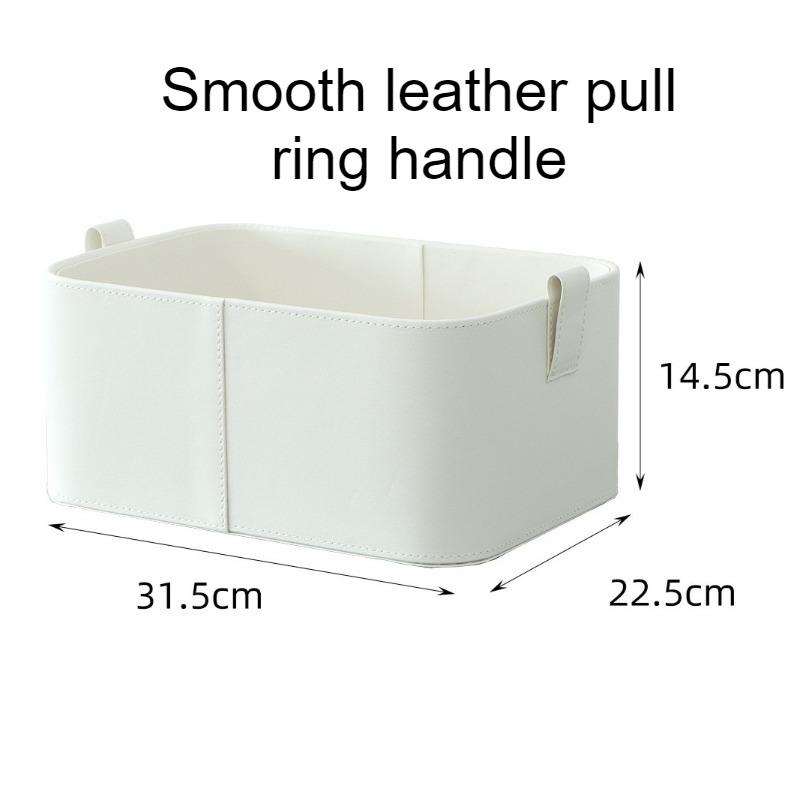 

Leather Storage Box Clothes Organizer Boxes Wardrobe Accessory Organization Basket Luxury Organizing Baskets Organizer Furniture