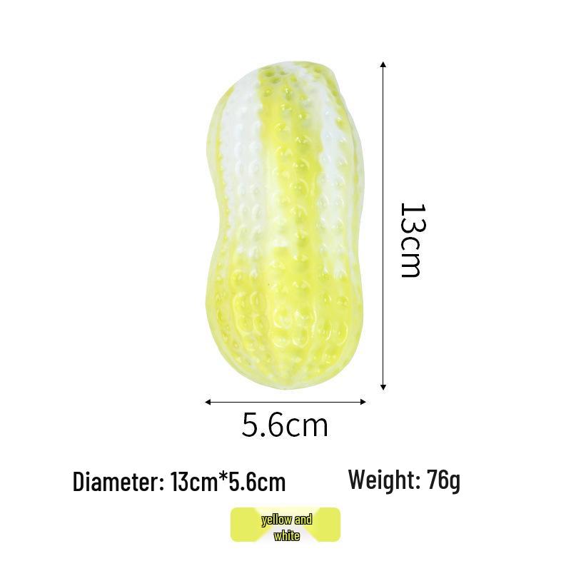 Dog Chew Toy - Squeaky & Durable Milk Peanut Carrot for Self-Entertainment
