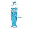 Sirena Gatto Crossdressing Costume da Bagno Divertente Forma a Coda di Pesce Bikini Carino Vestiti per Animali Domestici Cane Costume di Halloween per Animali Vestiti per Gatti