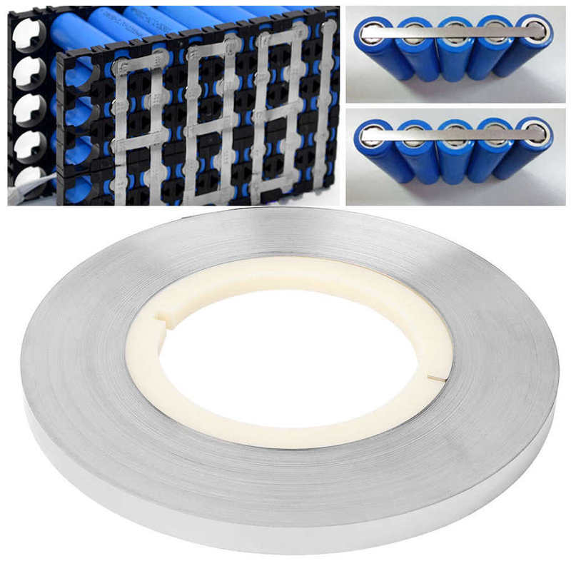 0.1/0.12/0.15mm Thickness Nickel Steel Nickel Plated Strip Tape Battery Spot Welding Tape 1KG Battery Nickel Tape