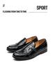 Men's Plus Size Leather Monk Loafers: Double-Stitched, Casual, Sizes 38-48, Perfect for Weddings