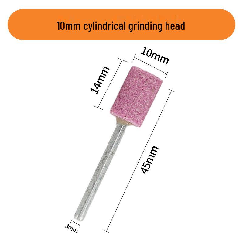 Electric Jade Carving Tool Set with Cylindrical & Conical Grinding Heads
