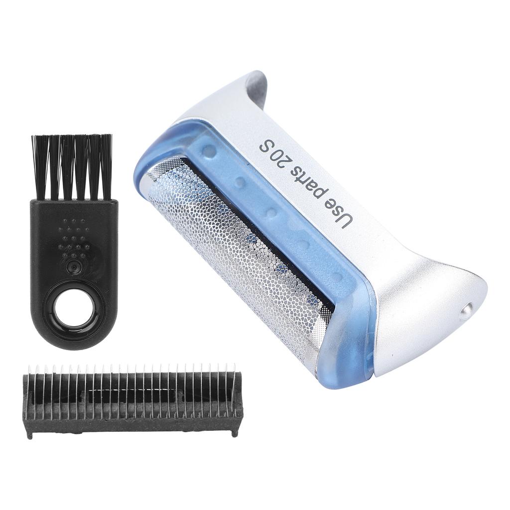 Replace Razor Head Electric Shaver Foil Clean Brush Replacement Parts Fit for Braun 20S