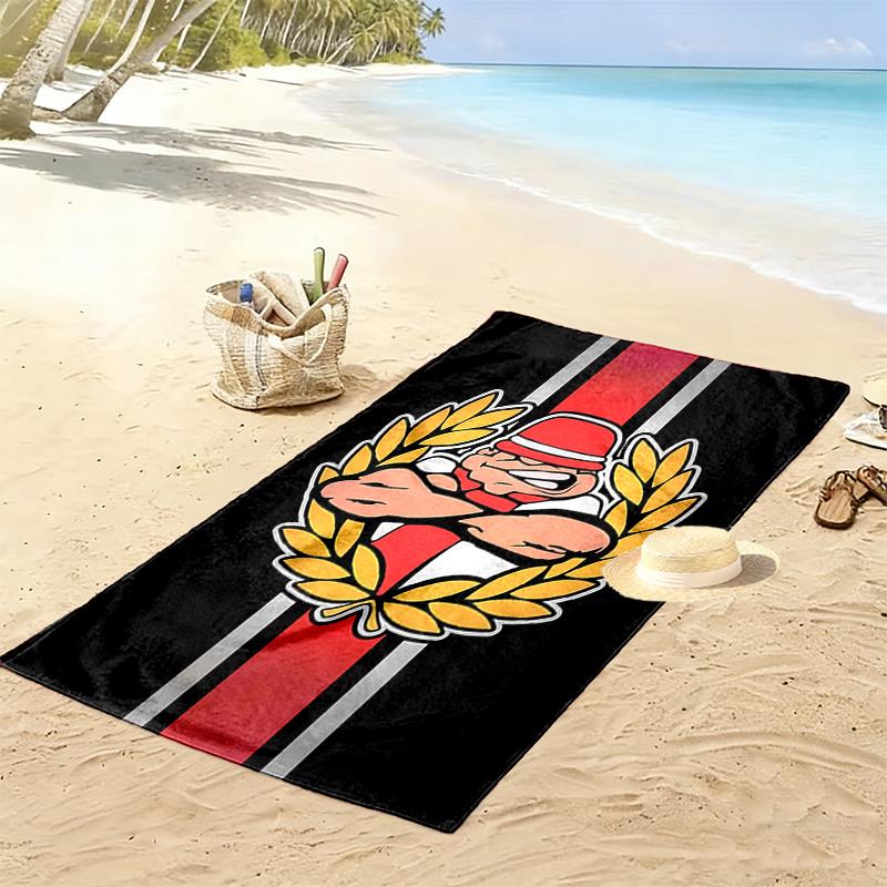 Ultras imazighen Print Strandtuch, Großes Weiches Schnelltrocknendes Handtuch für Strand Camping Schwimmen