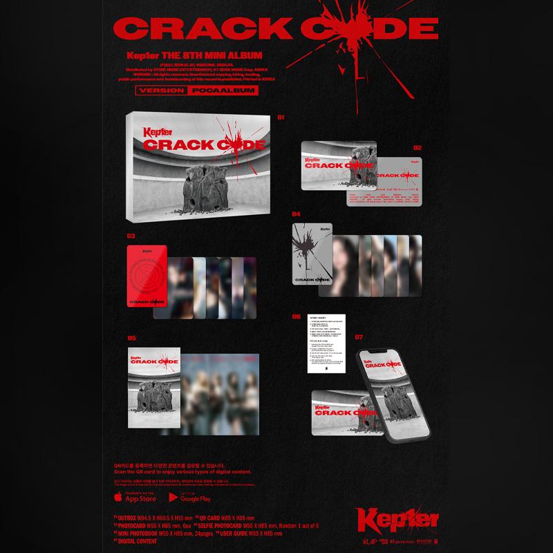 [PRE ORDER] Kep1er – CRACK CODE (POCAALBUM Ver.)