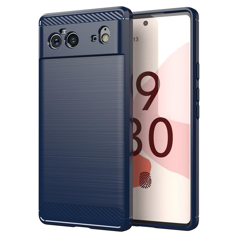 For Google Pixel 6 Case Carbon Fiber Shockproof Silicone Case for Google Pixel 6 Cover for Google Pixel 6 6 Pro 6A A 4A G 4