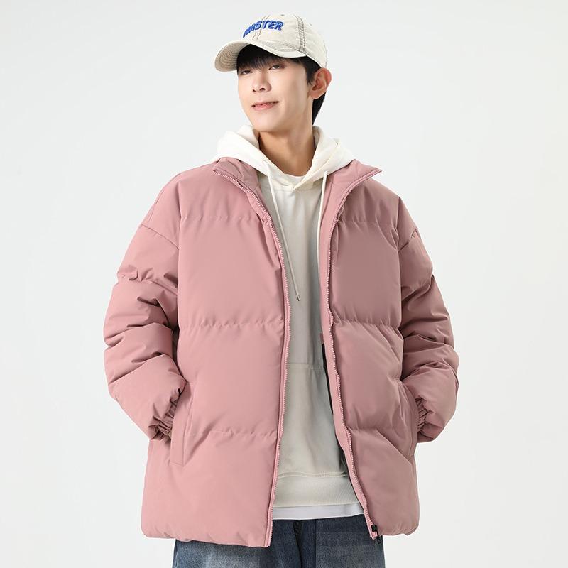 Stand-up Collar Cotton-padded Clothes for Men and Women's Winter New Thickened Down Cotton-padded Jackets for Couples