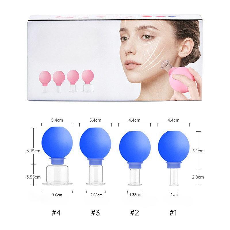 Massage Body Cups Vacuum Face Cupping Massage Glass Cupping Facial Skin Lifting Body Massage Tool