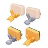 2Pcs Sponge Holders Eco-Friendly Non-Slip Design Cute Bear Shape Dish Sponge Organizer