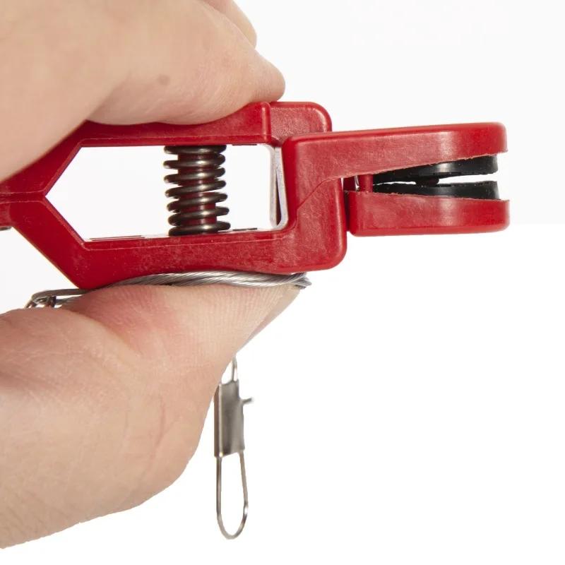 New Product with Steel Wire for Boat Fishing Sea Fishing and Towing Hooks Red Fishing Line Clip Large Multi-purpose Fish Clip