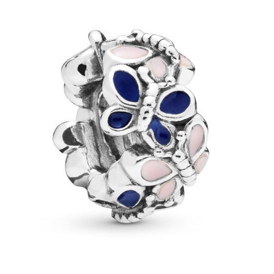 New Copper Spring Butterfly Pendans Hang Beads Diy Fit Original Pendant Charm Bracelet Necklace Women Jewelry