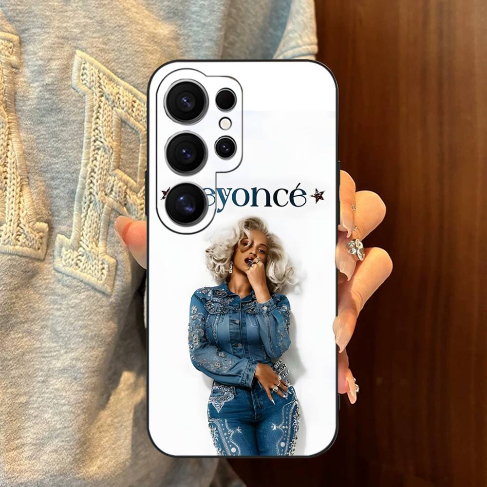B-Beyonce Hete Zangeres Telefoonhoesje Voor Samsung S 24 Fe 25 Ultra Plus 20 Lite 21 30 22 23 24 22 Ultra 5G Fundas