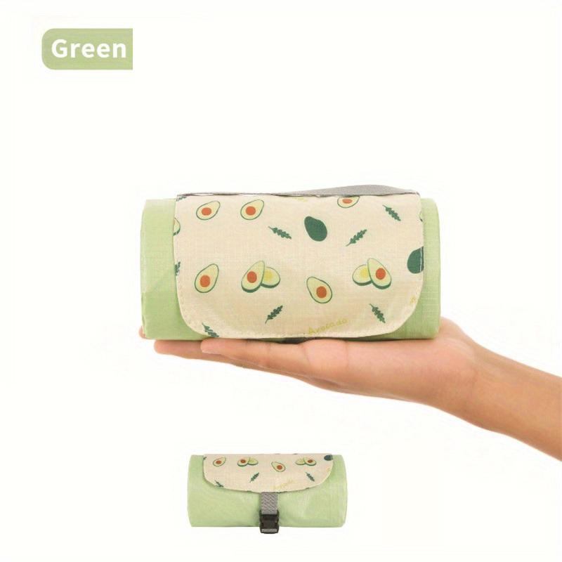

Outdoor Picnic Blanket Pocket Beach Mat Waterproof Lightweight Pocket Blanket For Beach Camping Sandproof Activity Mats 150x100cm зелёный