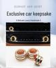 Baoma 5, 6, 7 Series Center Console Audio Knob Diamond Ring Decoration in Gold