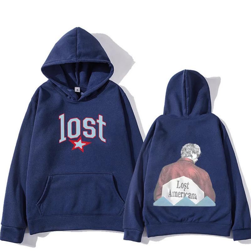 Mgk Lost Americana Po Graphics Hoodie Men Wom