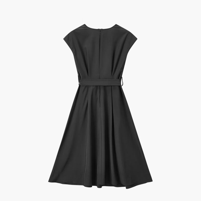 EICHITOO Summer V-Neck Short Sleeve Little Black Dress