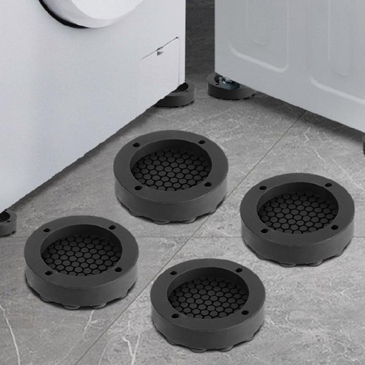 Set Of 4 Washing Machine and Dryer Stabilizing Pads Reduce Noise and Vibration Protects Floors Easy to Install Universal Fit