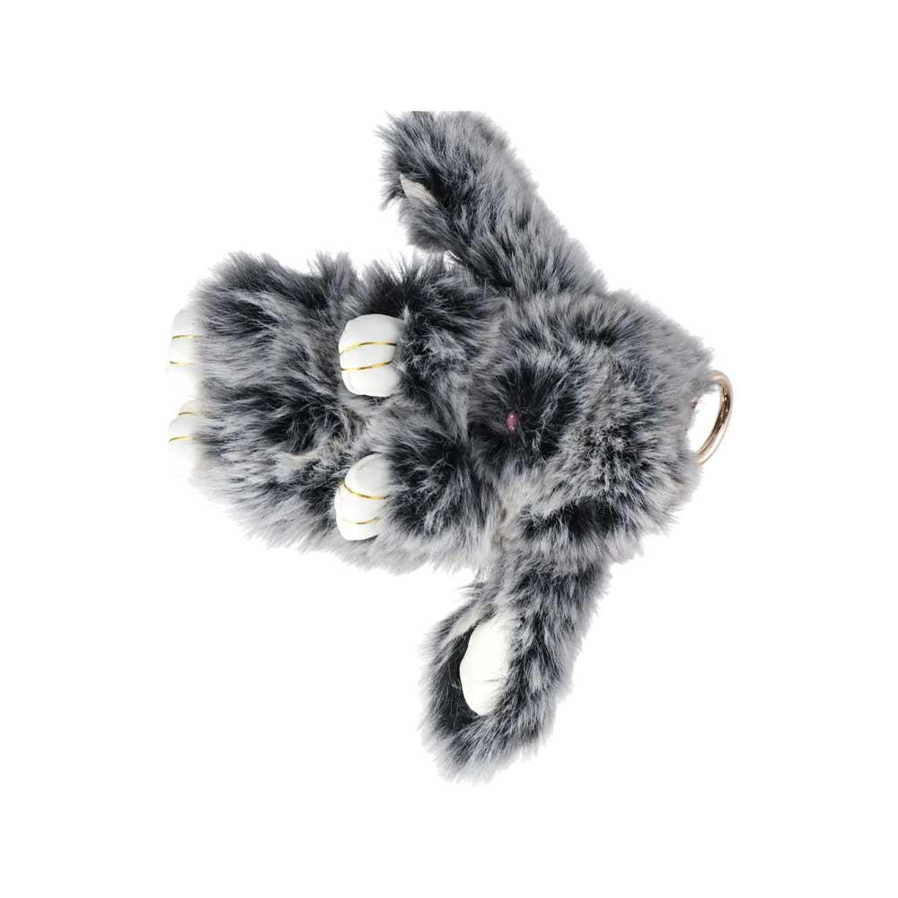 Car Pendant Key Ring Fluffy Toy Doll Plush Bunny Keyring Plush Bunny Keychain Rabbit Fur Keychain