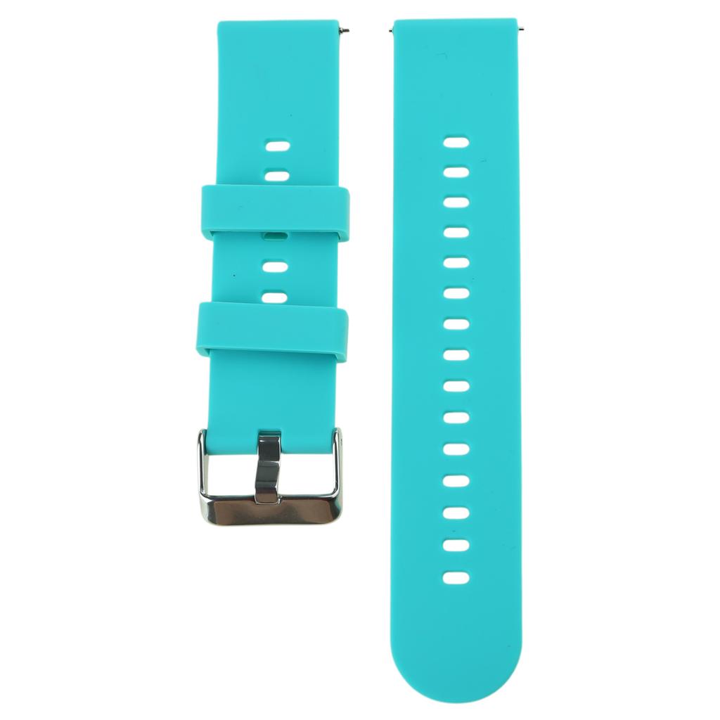 22/20mm Adjustable Sport Silicone Washable Replacement Strap Soft Wristband Bracelets Waterproof Washable Quick Release