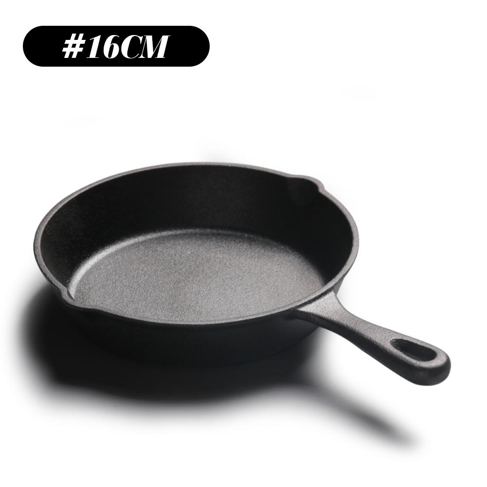 Iron Skillet Non-stick Cast Frying Pan Cooking Pot Kitchen Accessories Restaurant Chef Cookware Kitchen Gadgets