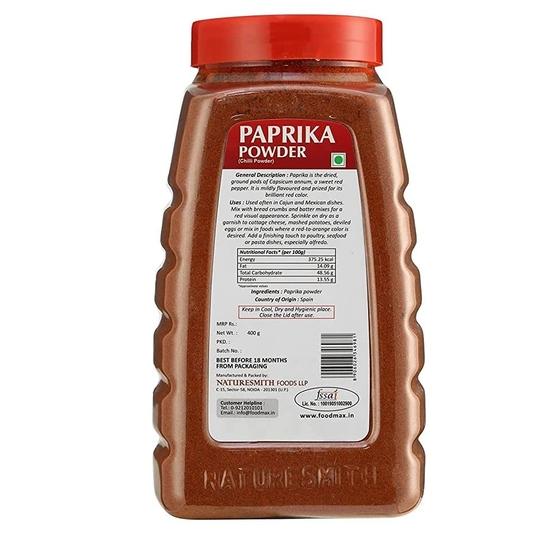 Naturesmith Nature Smith Paprika Powder 400Gm, Vegetable Masala