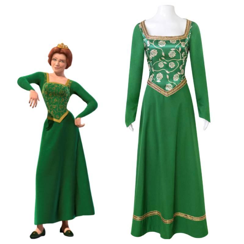 Shrek Princess Fiona Costume For Halloween Cosplay