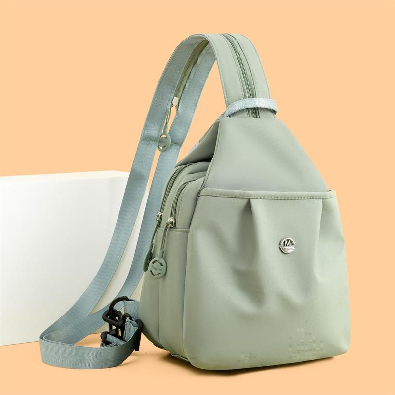 

Рюкзак женский новая нагрудная сумка легкая сумка-кроссбоди для поездок на работу спортивный туризм альпинизм многокарманная сумка-кроссбоди зелёный