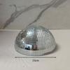 Mirror Finish Mirror Half Ball Mirror-surfaced Hemispherical Wall Decoration  Party Backdrop Decor