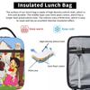 Custom Heidi Peter And Grandpa Together Lunch Bag Men Women Cooler Thermal Insulated Lunch Boxes for Student School