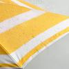 Striped Patio Umbrella with Six Ribs Protection for Courtyard