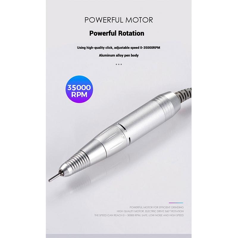 Strong-R7 Professional Nail Polisher/adjustable Speed/nail Polishing/carving/manicure Electric Polisher