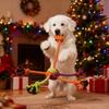 Christmas Themed Dog Rope Toy Multi-Leg Knots Interactive Tug of War Chew Toy for Aggressive Chewers Teeth Cleaning Puppy Chew