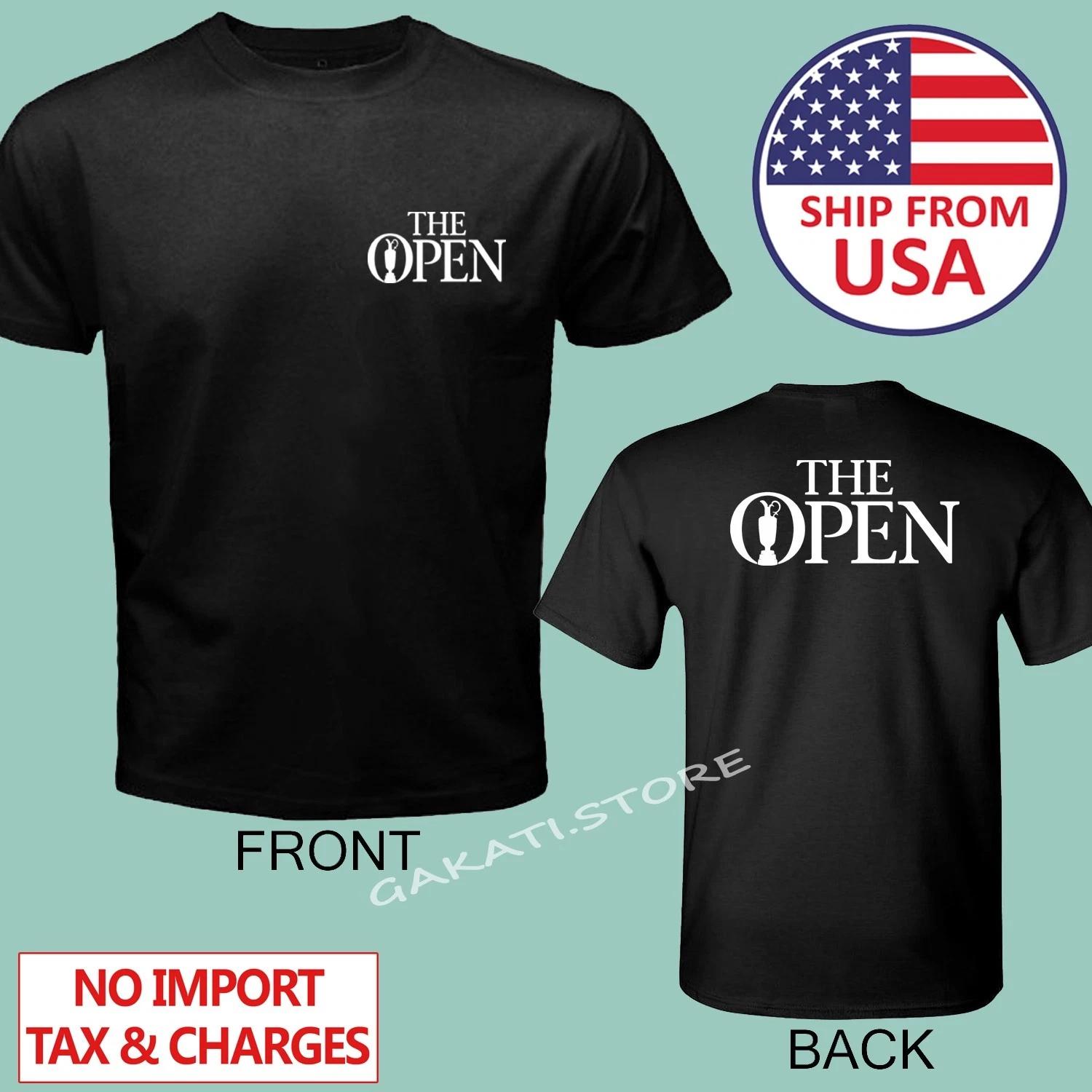 The Open Tournament Golf Men s Black Size S to 5XL S