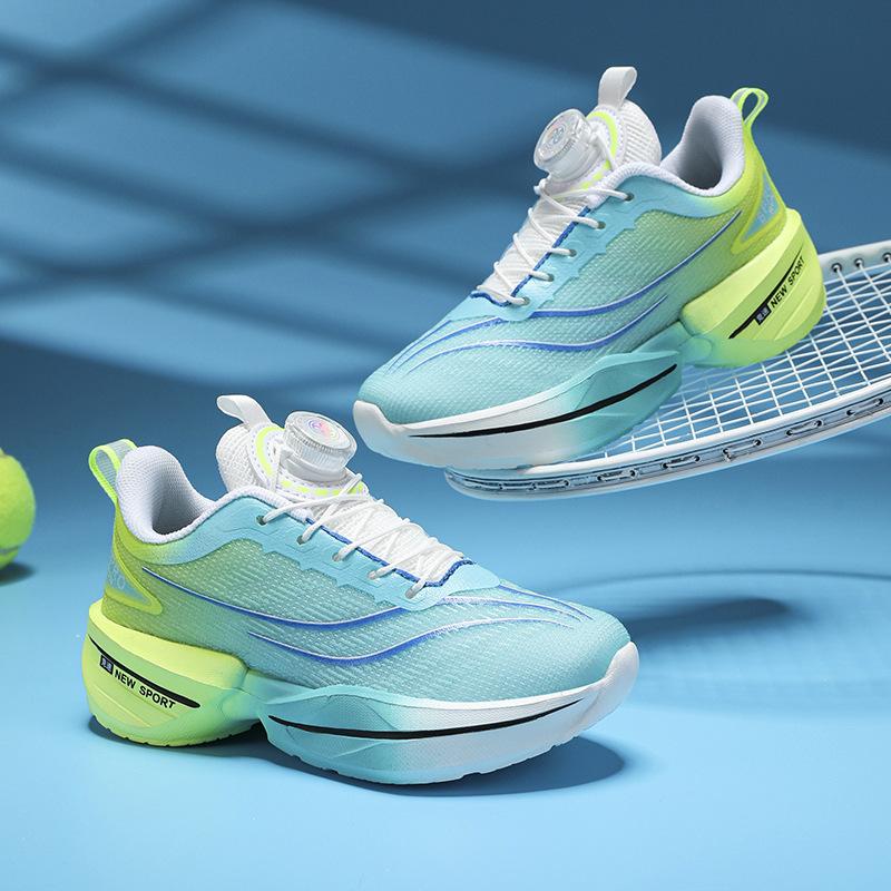 Boys' sports shoes 2025 new summer breathable mesh children's running shoes lightweight soft sole middle and older children's basketball shoes