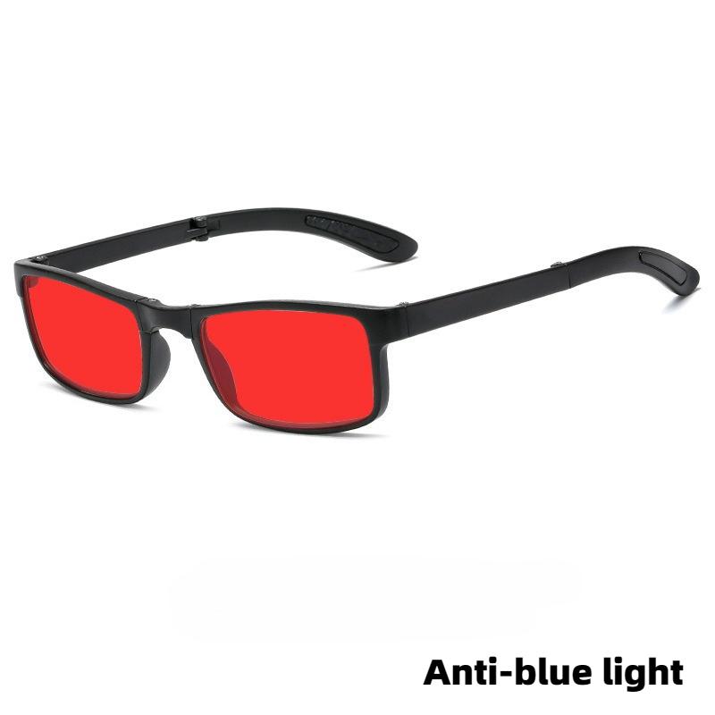 Unisex Ultra-Lightweight Foldable Night Vision Glasses Blue Light Blocking for Phone & Computer Use Portable Gaming Eyewear