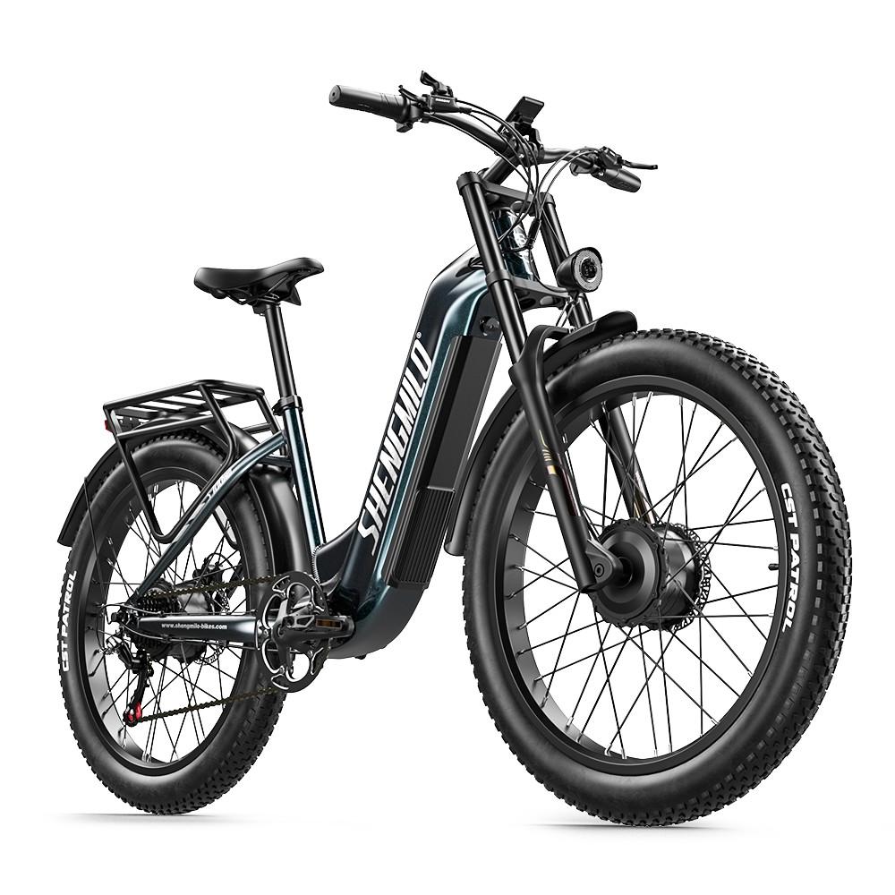 Shengmilo S700 PRO All Terrain E-Bike, Dual Hydraulic Suspension & Disc Brakes, 2000W, 40° Climbing, 48V 25Ah, Shimano 7S