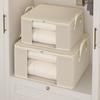 Large Capacity Striped Visible Storage Bag Non-Woven Fabric Quilt Storage Box  Quilt Storage