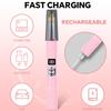 Electric Eyebrow Trimmer, USB Rechargeable Protable Eyebrow Hair Remover, Precision Electric Razor for Eye Brow & Face Epilator