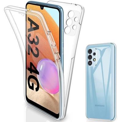 Etui - BOOLING - dla Samsung A32 4G - TPU Przezroczysty - Ochrona 360° - Odporne na zarysowania - Odporne na odciski palców