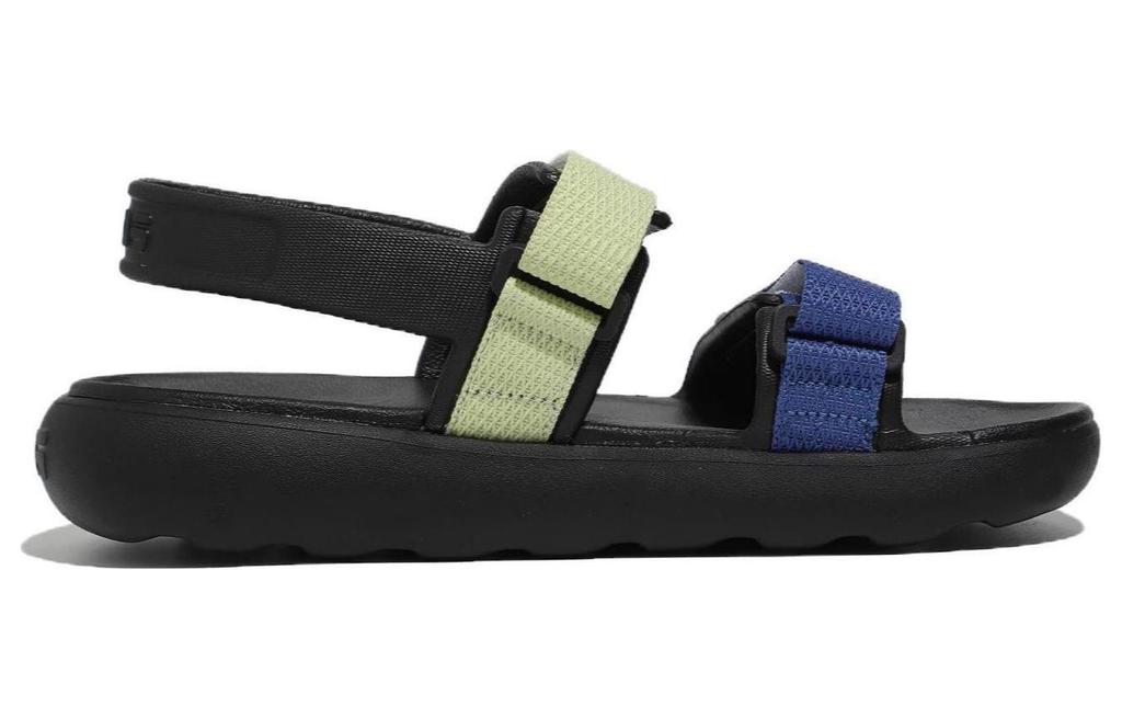 Men's Sandals FILA Drifter Tube Sandals Slip Resistant Abrasion Resistant Sports Sandals Unisex Black Blue