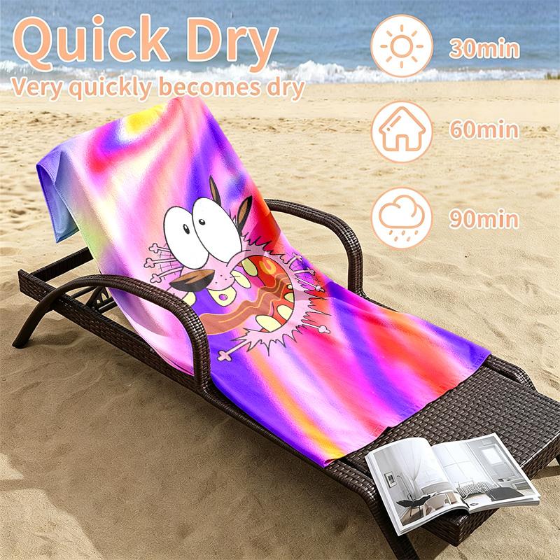Brave Dog Beach towels also serve as bath towels summer essential a musthave for the outdoors the beach and the pool
