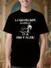 Tshirt - Black with White La Guadeloupe Mappelle Text And...