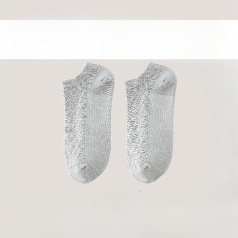 Women's Pure Cotton Breathable, Thin, Non-dropping Silicone Anti-slip Boat Socks, Sweat-absorbing, Simple and Invisible Socks