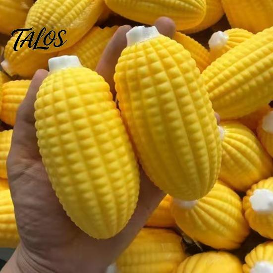 Pineapple Bread Pinch Toys Fake Squeeze Toy, Stress Relief Realistic Corn Sensory Soft Simulated Mango Office Desk Fidget Toy Focus Aid