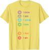 Chakra Affirmationen Ich Weiß Ich Sehe Ich Spreche Yoga Meditation Grafik T-Shirt Weiche Baumwolle Lässiges Oberteil