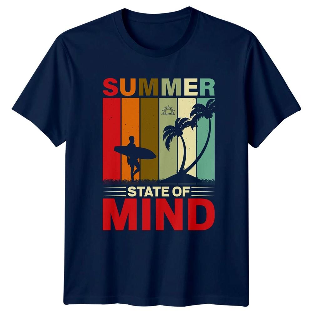 Summer State Of Mind TShirt Surfing Beach Summer Holiday Gift For Him And Her